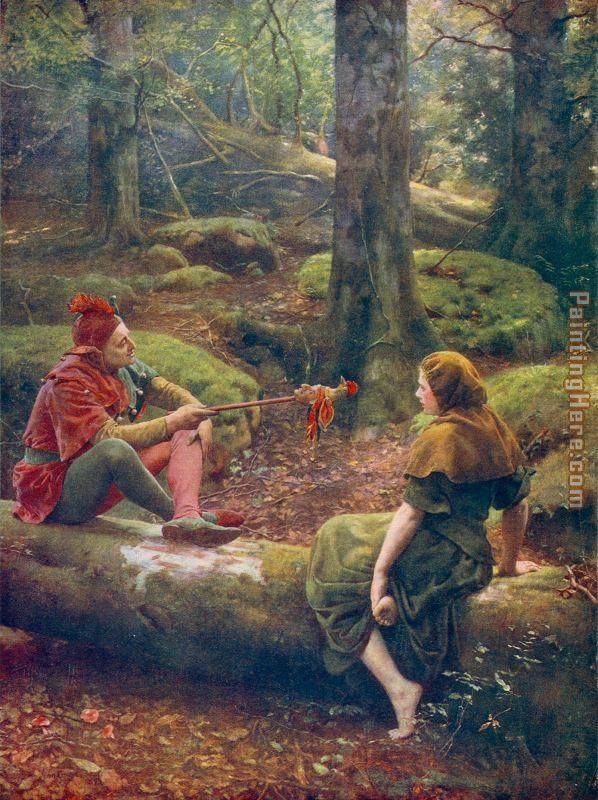 John Collier In the Forest of Arden